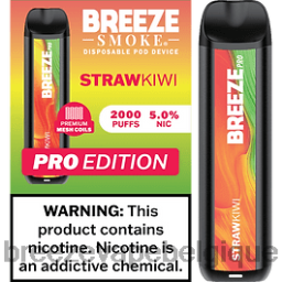 Breeze Pro 2000 bouffées | Breeze Vape Belgique D2B2015 kiwi en paille