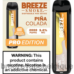 Breeze Pro 2000 bouffées | Breeze Vape Bulk D2B2018 pina colada