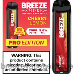 Breeze Pro 2000 bouffées | Breeze Vape Bulk D2B2027 cerise citron