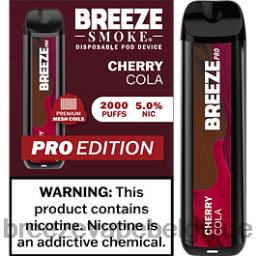 Breeze Pro 2000 bouffées | Breeze Vape THC D2B2028 cola aux cerises