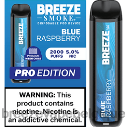 Breeze Pro 2000 bouffées | Breeze Vape Wholesale Price D2B2035 framboise bleue